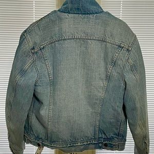LEVI’S DENIM FLEECE LINED JACKET, Vintage made in USA